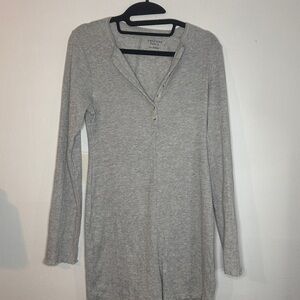 American Eagle Outfitters Gray Pajama romper M
